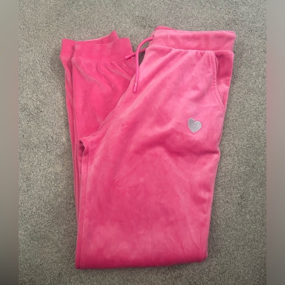 Pink heart Sweatpants 13-14 yrs